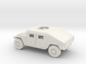 1/48 Scale HMMWV Hard Top 4 seats in White Natural Versatile Plastic