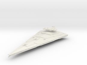 Vindicator class heavy cruiser in White Natural Versatile Plastic