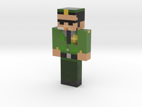 Guardiacivil | Minecraft toy in Natural Full Color Sandstone