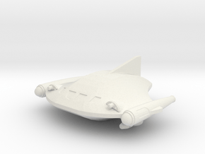 Romulan Shuttle in White Natural Versatile Plastic