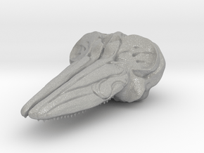 Hector's Dolphin Skull Pendant in Aluminum