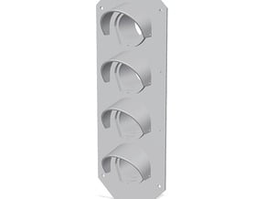 RhB Main signal front plate - 4 aspects in Tan Fine Detail Plastic