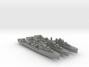 3 pack Havant class destroyer 1:1800 WW2 in Gray PA12