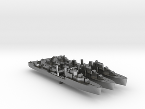 3 pack Havant class destroyer 1:2400 WW2 in Natural Silver