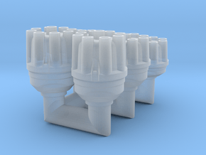 6 24 x 3D Printed Scale Models Distributor Caps 1/24-4 8 and 12 Cylinder 