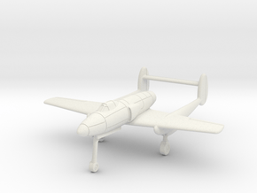 (1:144 what-if) Mansyū Ki-98 (Side intake jet) in White Natural Versatile Plastic