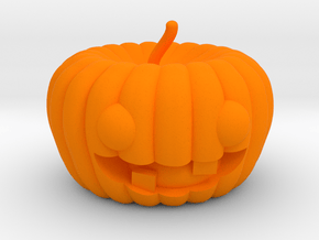 pumpkin in Orange Processed Versatile Plastic