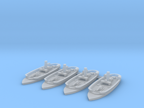 1/1250 Pilcomayo Class Gunboats in Tan Fine Detail Plastic