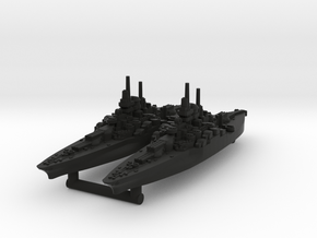 Tennessee Class Battleship (1942) [x2] in Black Premium Versatile Plastic