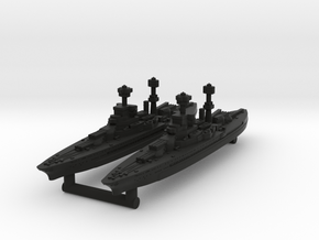 Tennessee Class Battleship (1929) [x2] in Black Premium Versatile Plastic