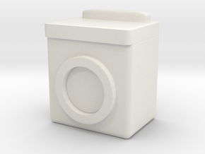 Washing Machine 1/48 in White Natural Versatile Plastic