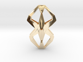 HEAD TO HEAD Una, Pendant  in 14K Yellow Gold