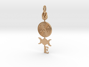 Hecate's Key in Natural Bronze