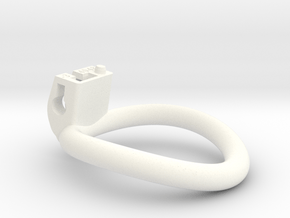 Cherry Keeper Ring - 40x48mm Tall Oval -3° ~44.1mm in White Processed Versatile Plastic