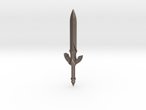 reptilax sword in Polished Bronzed-Silver Steel