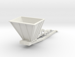 1/50th Hydraulic Excavator Bedding Conveyor, small in White Natural Versatile Plastic