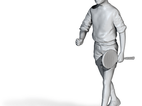 1/24 Boy Walking to Gym in Tan Fine Detail Plastic