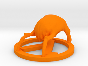Half-Life Headcrab Figurine in Orange Processed Versatile Plastic