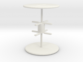 Office Table (x2) 1/100 in White Natural Versatile Plastic