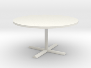 Office Table 1/56 in White Natural Versatile Plastic