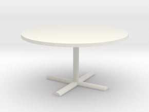 Office Table 1/24 in White Natural Versatile Plastic