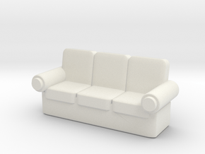 Sofa 1/48 in White Natural Versatile Plastic