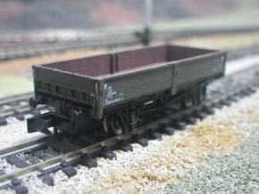 ZCV Crab to fit N-gauge Dapol 12'wb chassis in Tan Fine Detail Plastic