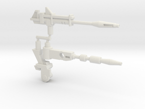 Hound Weapon Set (Siege, 5mm) in White Natural Versatile Plastic: Large