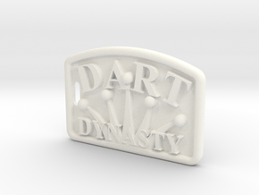Dart Dynasty - Crown Version in White Processed Versatile Plastic