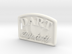 Dart Dynasty - Flight Version in White Processed Versatile Plastic