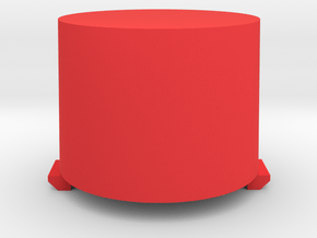Captain Action Silver Streak Siren Cap in Red Processed Versatile Plastic