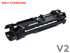 SID Chassis PLASTIC V2 in Black Natural Versatile Plastic