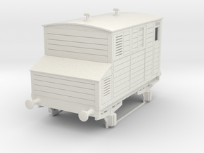 o-43-mgwr-horsebox in White Natural Versatile Plastic