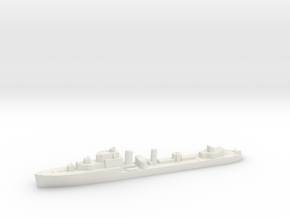 HMS Hesperus destroyer 1:2400 WW2 in White Natural Versatile Plastic