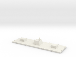 1/600 CSS New Orleans Floating Battery in White Natural Versatile Plastic