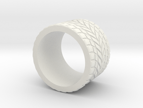 BBS RS Tire (Small) in White Natural Versatile Plastic