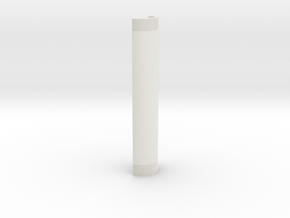 Helix Base 1 in White Natural Versatile Plastic: Small