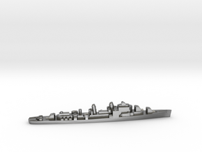 USS Zellars destroyer 1:1800 WW2 in Natural Silver