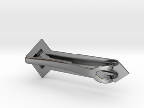 Lafayette Tie Bar in Polished Silver