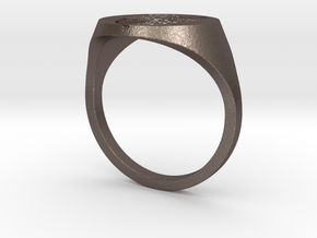 Porsche Ring in Polished Bronzed Silver Steel