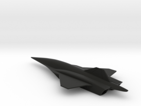 Lockheed Martin SR-72 Hypersonic UAV in Black Natural Versatile Plastic: 1:350