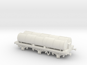 LBSCR 6W Gas Tank Wagon Ver. 2 in White Natural Versatile Plastic