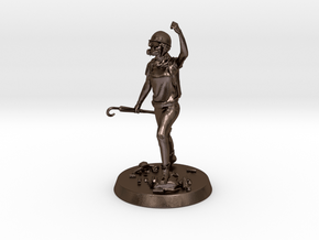 Lady Liberty Hong Kong in Polished Bronze Steel: Medium