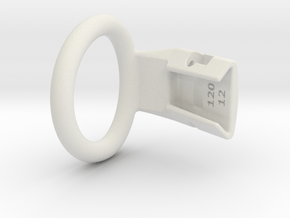 Q4e single ring L 38.2mm in White Premium Versatile Plastic