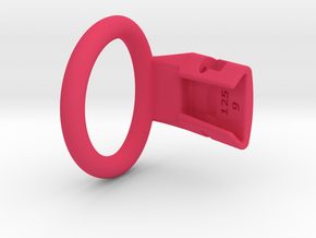 Q4e single ring 39.8mm in Pink Processed Versatile Plastic: Medium