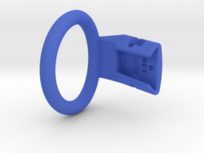 Q4e single ring M 41.4mm in Blue Processed Versatile Plastic