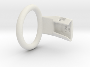 Q4e single ring XL 43.0mm in White Premium Versatile Plastic