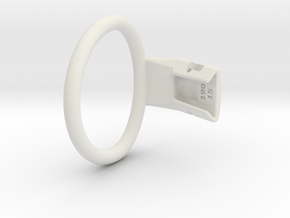Q4e single ring XL 60.5mm in White Premium Versatile Plastic