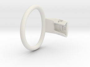 Q4e single ring XL 62.1mm in White Premium Versatile Plastic