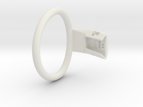 Q4e single ring XL 63.7mm in White Premium Versatile Plastic